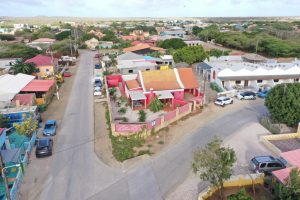 Drone foto bovenaanzicht voorgevel